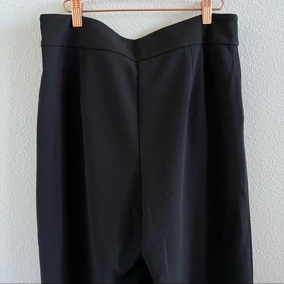 Calvin Klein Wide Leg Crop Belted Pants Career Professional Work Office 10 - Picture 8 of 9
